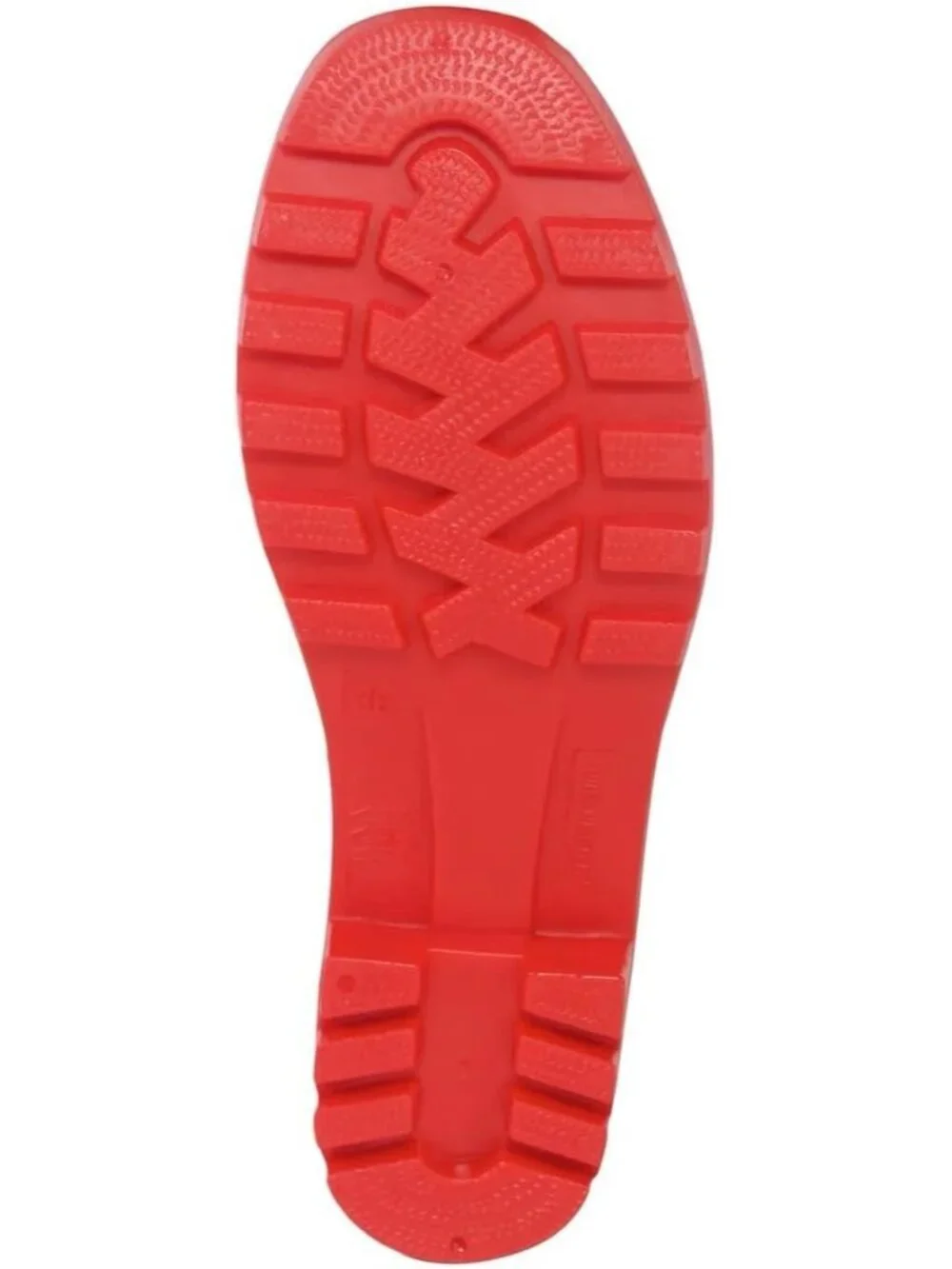 Women's Red Mid Calf Rain Boots Waterproof Anti-slipping Rainboots Rain Shoes
